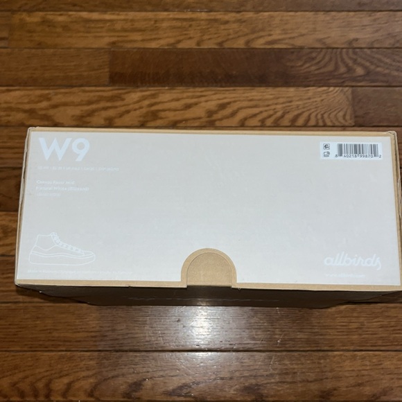 Allbirds Pacer Canvas Mid Top Natural White Blizzard Sneakers Women’s Size 9 - Picture 13 of 14